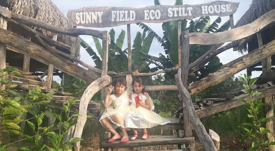 Sunny Field Eco Stilt House Villa Cát Tiên Dış mekan fotoğraf